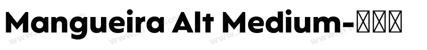 Mangueira Alt Medium字体转换